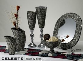 Celeste Mosaic Art Glassware Diyas Home Vases Celeste Mosaic Art Glassware Diyas Home Vases